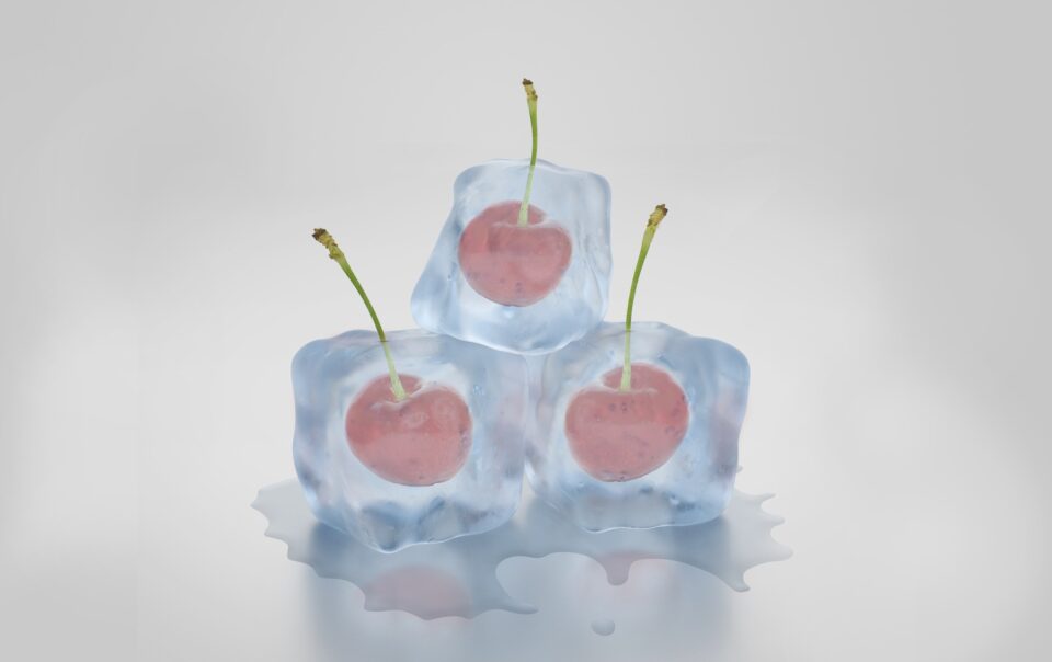 cherries in ice cubes - VS Carbonics Miami, FL